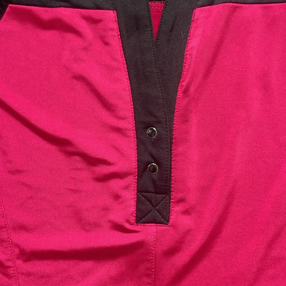 Jamie Sadock Pink and Black Studded Top M - Picture 4 of 6
